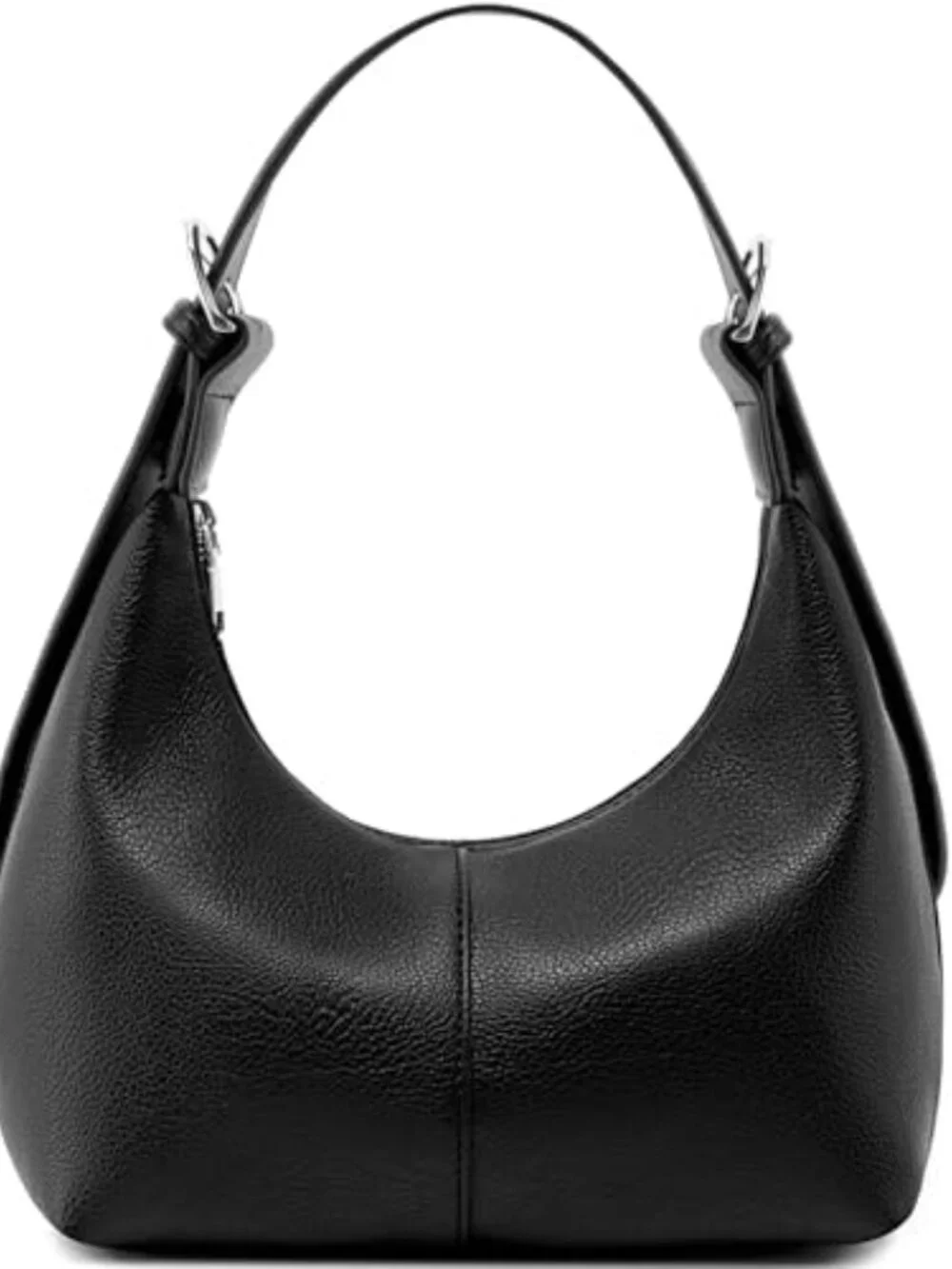 Soft Vegan Leather Crescent Hobo Bag Slouchy Tote Crossbody Purse